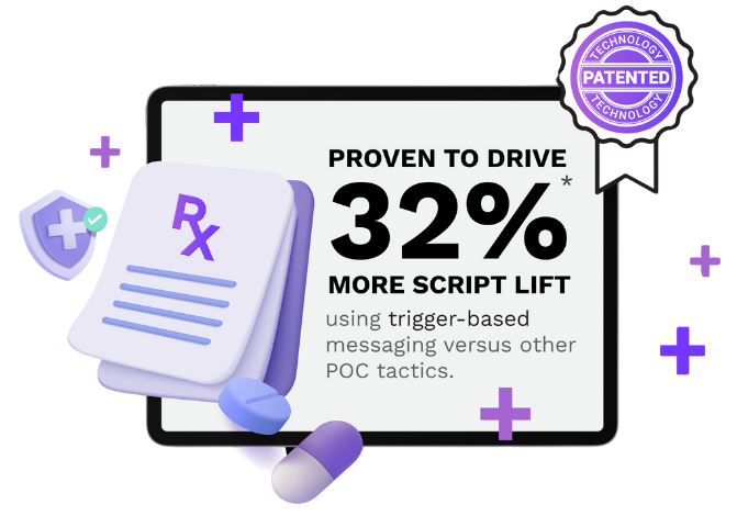 Boost Script Lift with real-time trigger-based HCP messaging at the point of care