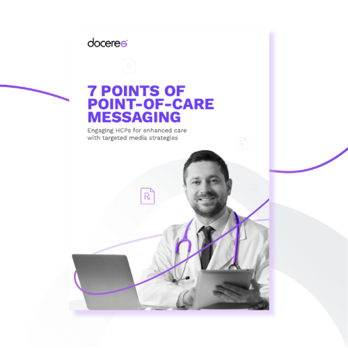 a doctor sharing point of care messaging insights